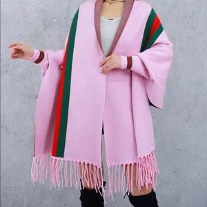 Pink Cape - OS - never worn